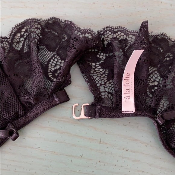 A La Folie black lace wireless bralette - Picture 5 of 5